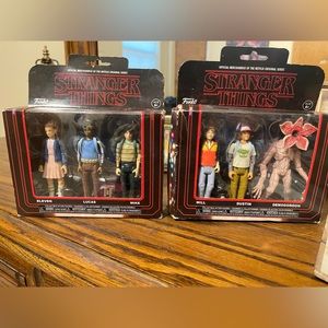 Funko stranger things action figures 2 sets